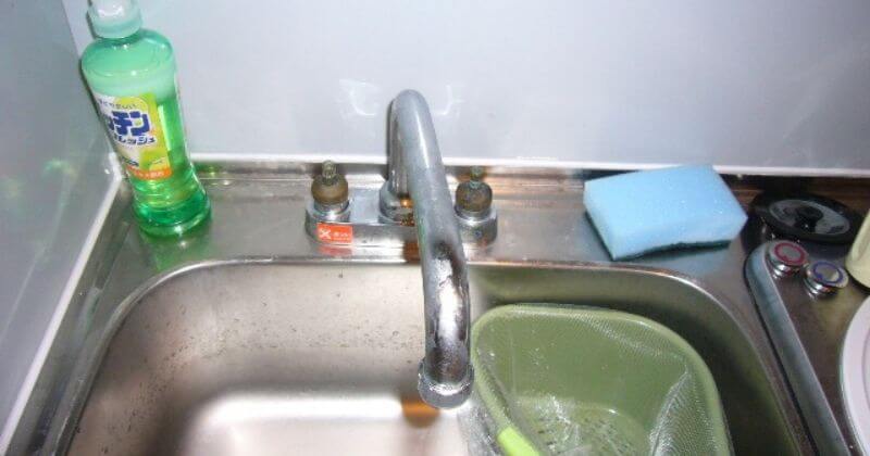 固くなってしまったキッチン水栓のハンドル