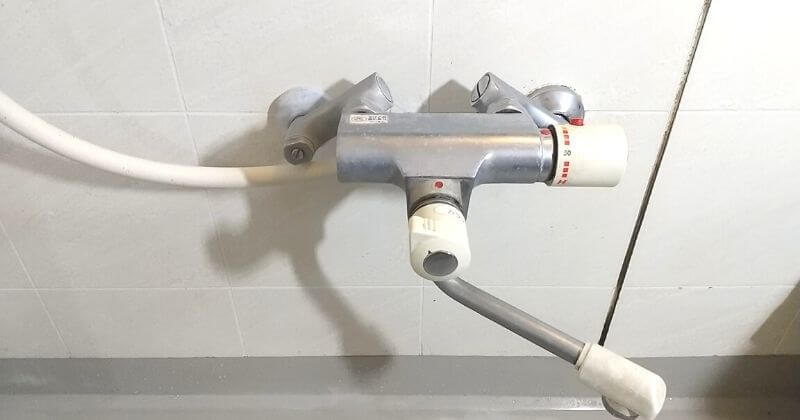 浴室水栓交換前