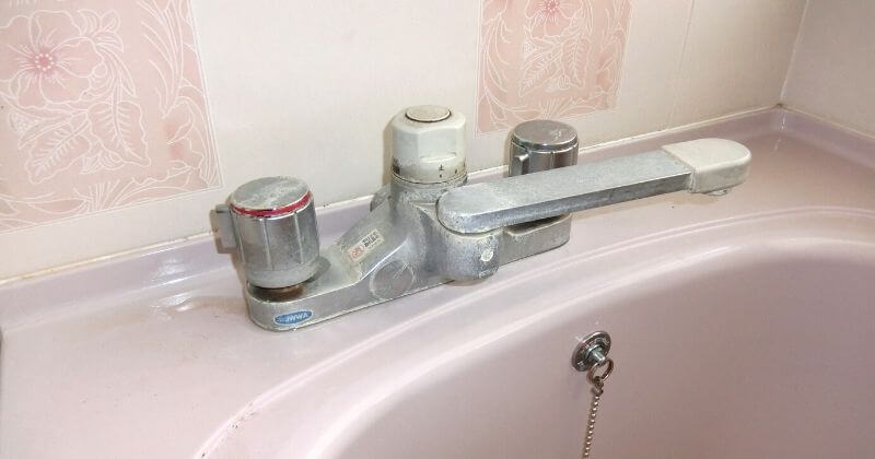 浴室定量止水水栓修理前