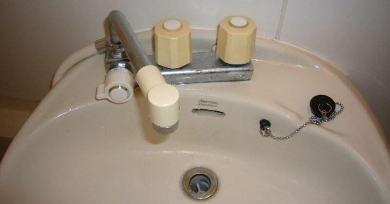 浴室水栓修理後