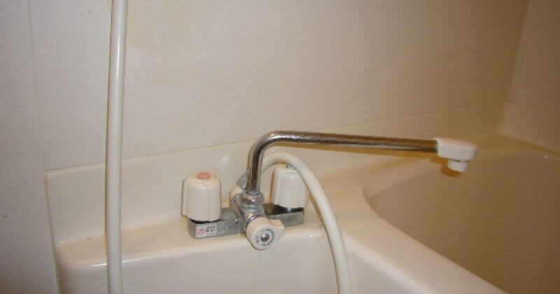 浴室2ハンドル水栓修理後